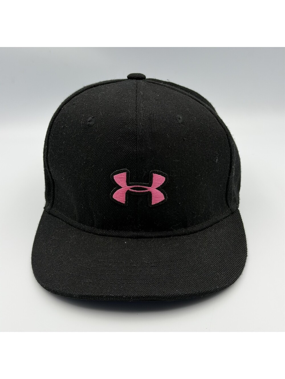 Under Armour Black Pink Logo Snapback Hat Cap Adjustable Unisex Adults Casual